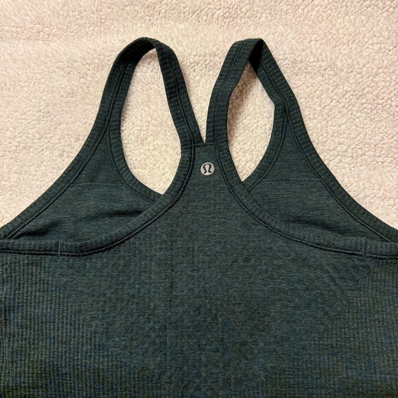 Lululemon Green Ebb To Street Tank Top Ribbed Racerback - Picture 7 of 12